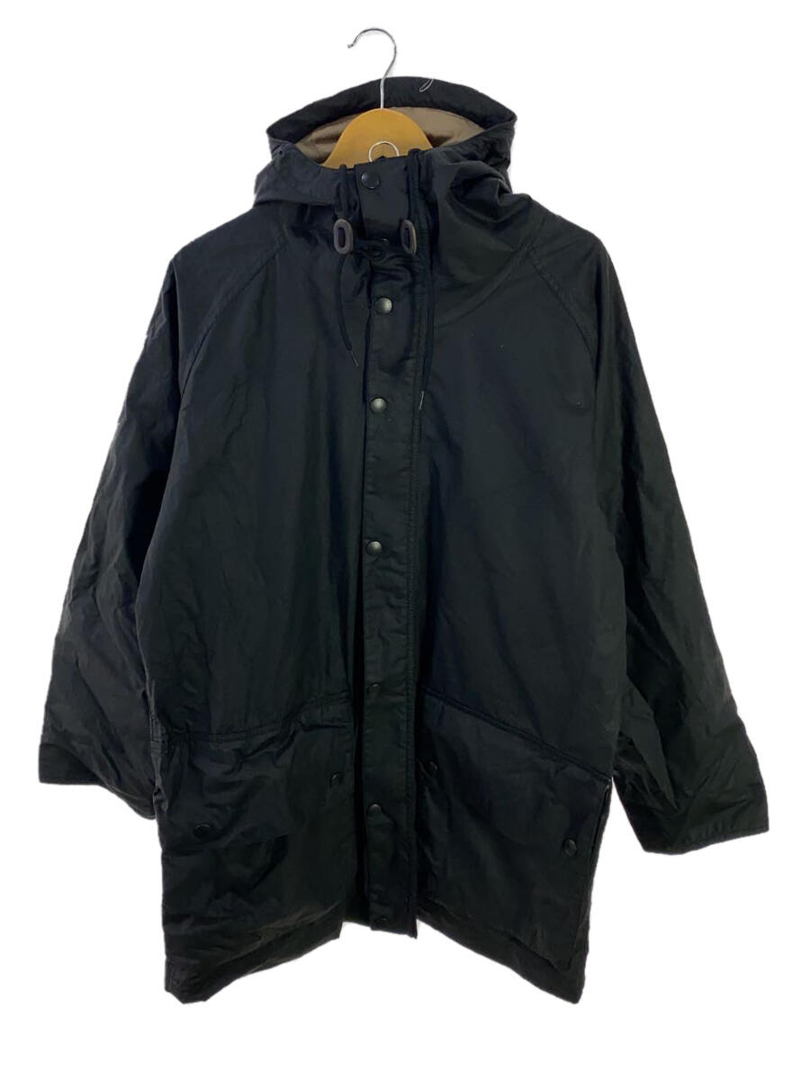 【中古】Barbour◆コート/38/コットン/BLK/無地/200235