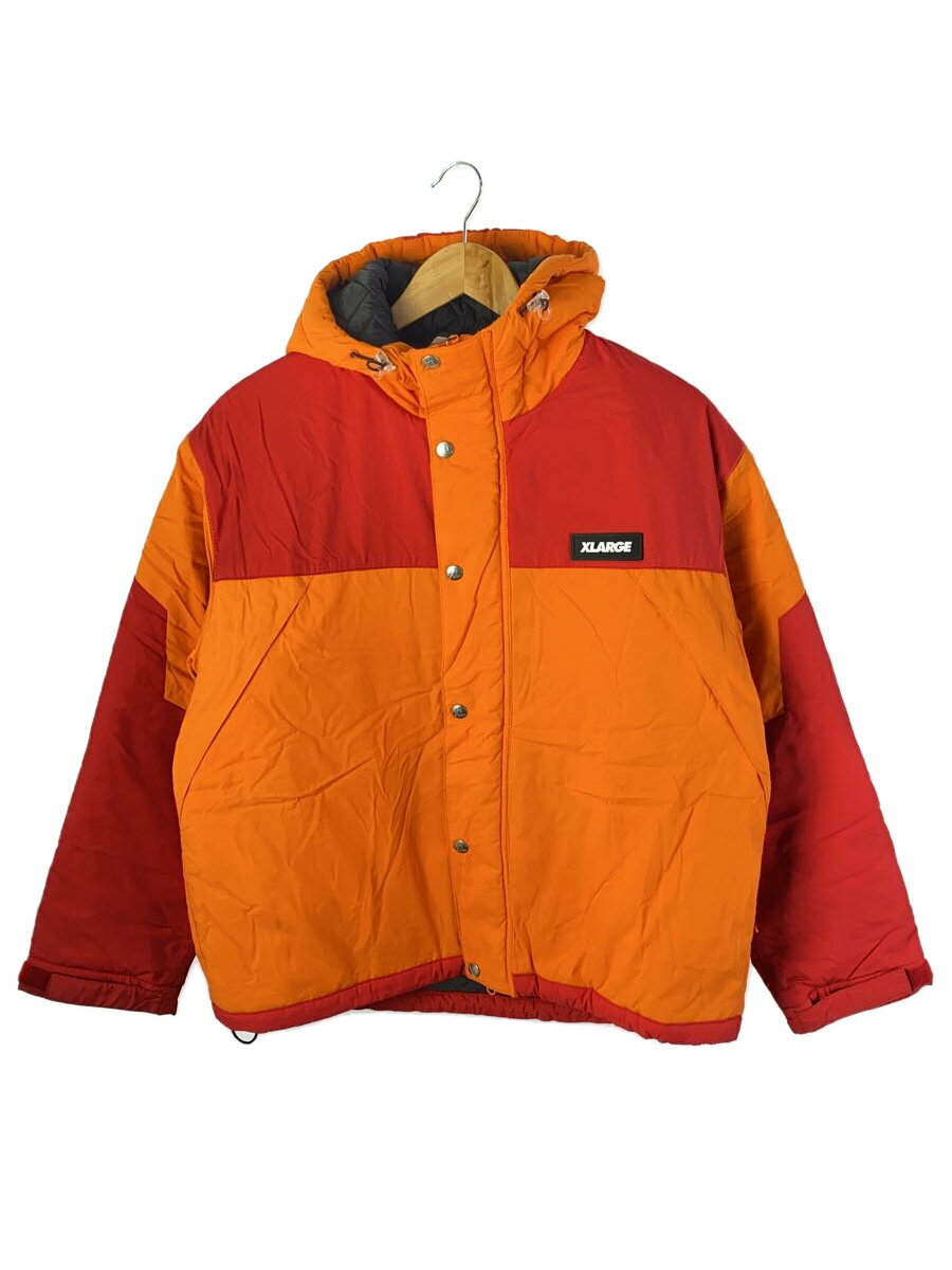 【中古】X-LARGE◆21AW/HOODED NYLON JACKET/S/ナイロン/ORN/101214021001/F3067【メンズウェア】