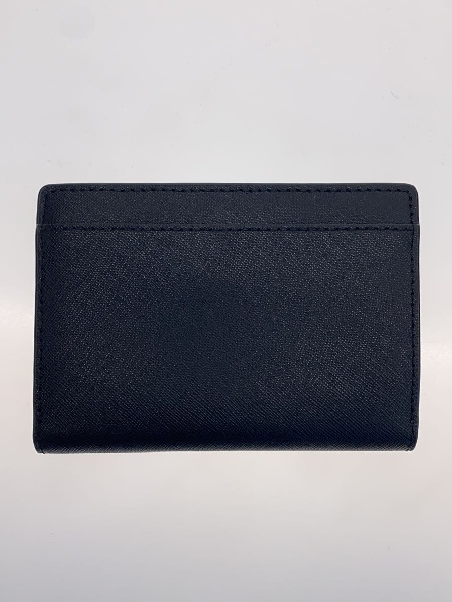 【中古】MICHAEL KORS◆2つ折り財布/--/BLK/無地/レディース/35F8GTVD8L【服飾雑貨他】