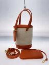 【中古】CHARLES&KEITH◆アビス バスケットバック/オレンジ【バッグ】