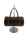 【中古】LOUIS VUITTON◆2)パピヨン26_モノグラム・キャンバス_BRW/PVC/BRW【バッグ】