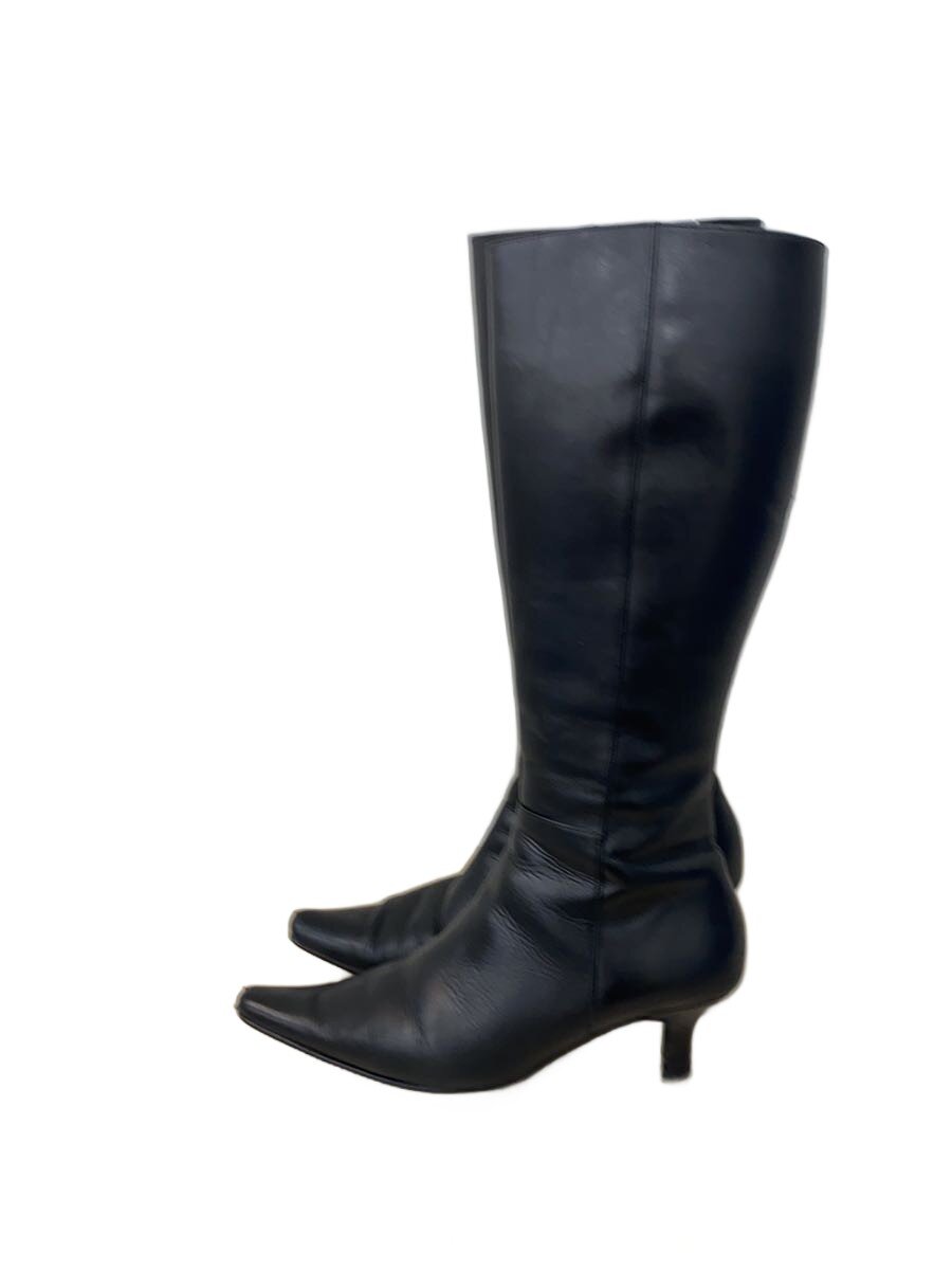 【中古】cavacava◆ブーツ/23.5cm/BLK/ブラック【シューズ】