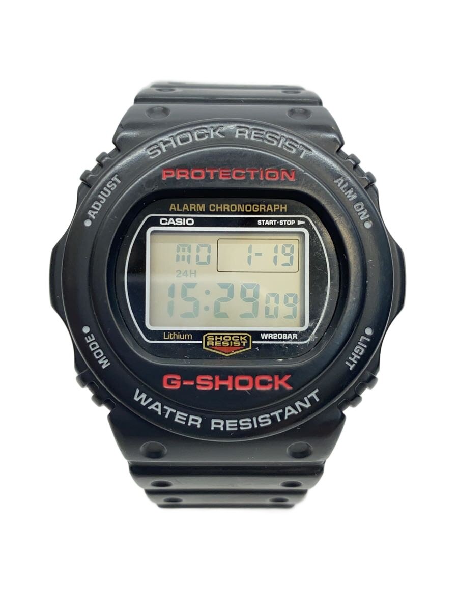 【ブランド】CASIO 【ブランドカナ】カシオ 【型番】 【程度】C 【サイズ】 【メインカラー】ブラック 【素材・生地】 【キーワード】　　 2026/01/24 セカンドストリートヨークタウン坂東店【4244】【中古】CASIO◆クォーツ腕時計・G-SHOCK/デジタル/BLK【服飾雑貨他】 ブランド CASIO 型番 カラー ブラック 柄 素材・生地 >色・素材について サイズ >サイズ表示について 実寸（cm） 【腕時計】 ケース縦：4 / ケース横：4.5 / 文字盤縦：2 / 文字盤横：2.8 / ケースの厚さ：1.3 / バンド幅：2 / 手首周り：/ 【その他】 その他サイズ：/ 商品は　セカンドストリートヨークタウン坂東店の店頭にて販売しております。商品に関するお問合わせは、お電話(TEL:0297-21-9188)にて、問合わせ番号：2342443330701をお伝えください。 配送方法やお支払い方法に関するお問い合わせは、サポートセンターまでご連絡をお願いします。 ※お電話の対応は営業時間内のみとなります。お問い合わせフォームでお問い合わせの際はご注文番号をご記入下さい この商品に関する出品店舗からのコメント バンド割れなど全体的に使用感がございます。店舗でも販売しておりますので、展示中に軽微な使用感の発生など状態が変化する場合がございます。軽微な状態変化は予めご了承くださいませ。