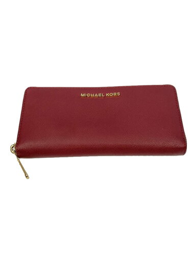 【中古】MICHAEL KORS◆長財布/PVC/RED/無地/レディース/DI-0705【服飾雑貨他】 【中古】MICHAEL KORS◆長財布/PVC/RED/無地/レディース/DI-0705【服飾雑貨他】