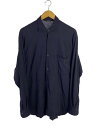 【中古】COMOLI◆長袖シャツ/1/コットン/NVY/無地/Z01-05015【メンズウェア】(4)