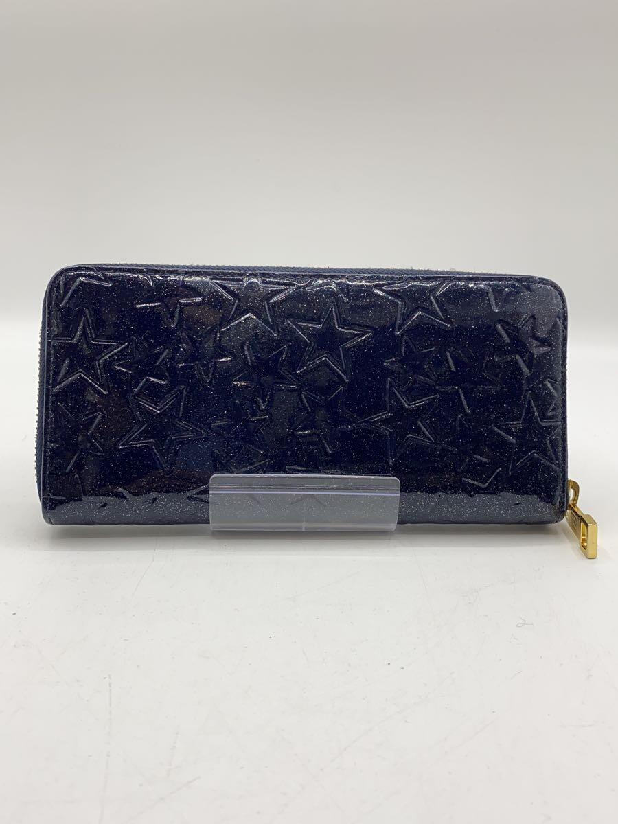 TOPKAPI◆長財布/牛革/NVY/レディース/星柄/型押しレザー