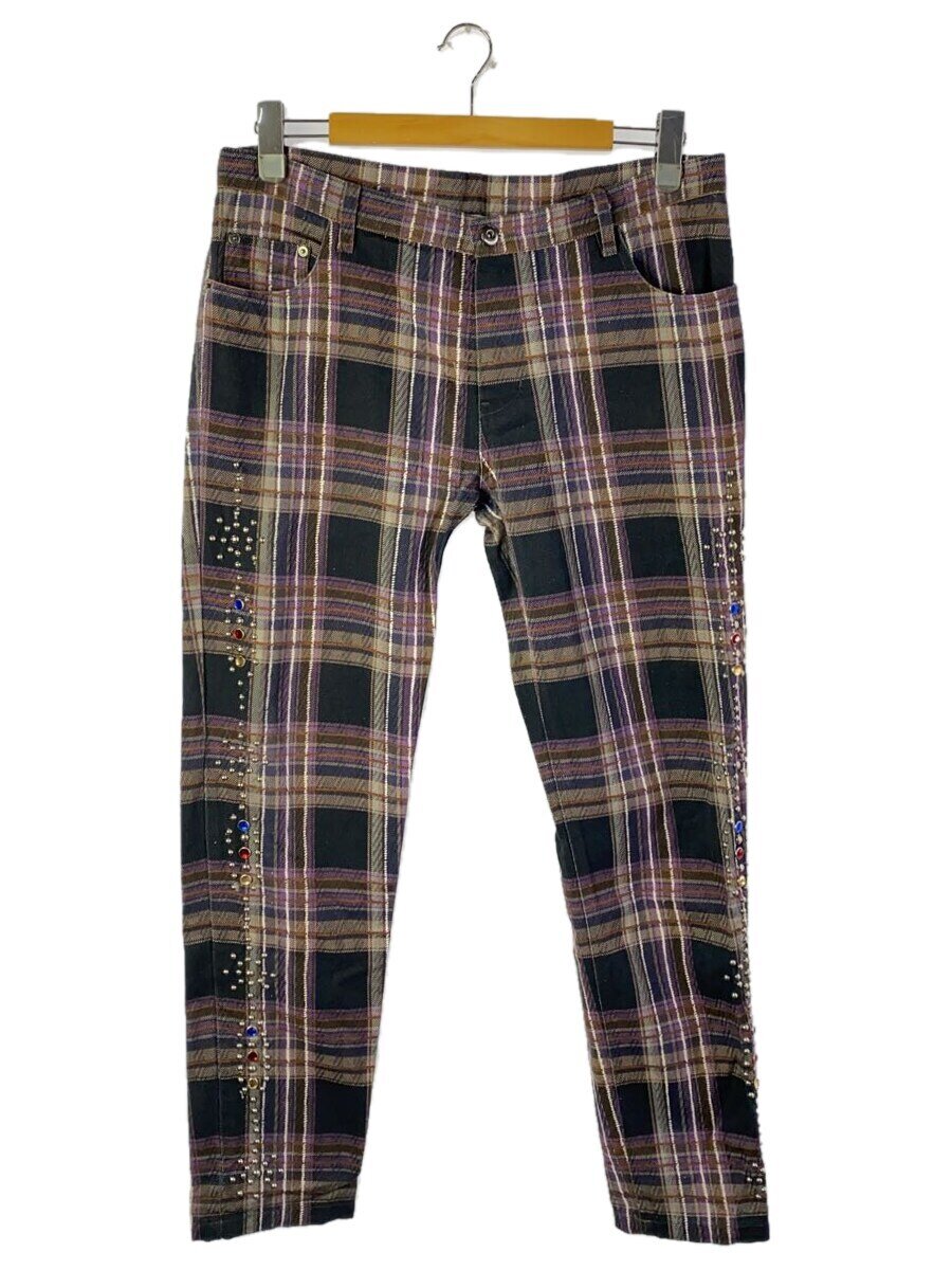 【中古】ROGIC◆ボトム/32/コットン/PUP/チェック//【メンズウェア】