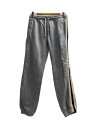 【中古】GUCCI◆タイガーワッペンスウェットパンツ/S/コットン/グレー/497252 X9I98【メンズウェア】