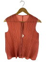 【中古】PLEATS PLEASE ISSEY MIYAKE◆24AW/SOLAR FLARE/3/ポリエステル/無地/PP43JJ481【レディースウェア】