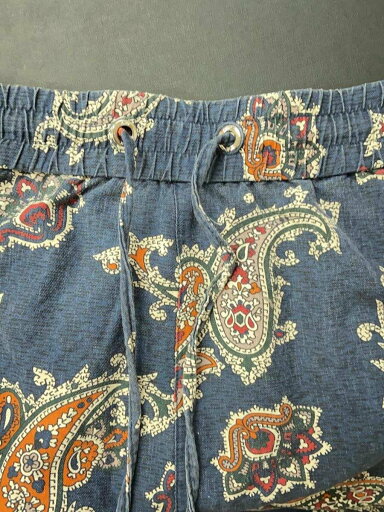 【中古】KITH◆ショートパンツ/M/シルク/BLU/総柄/21-032-060-0012-2-0【メンズウェア】