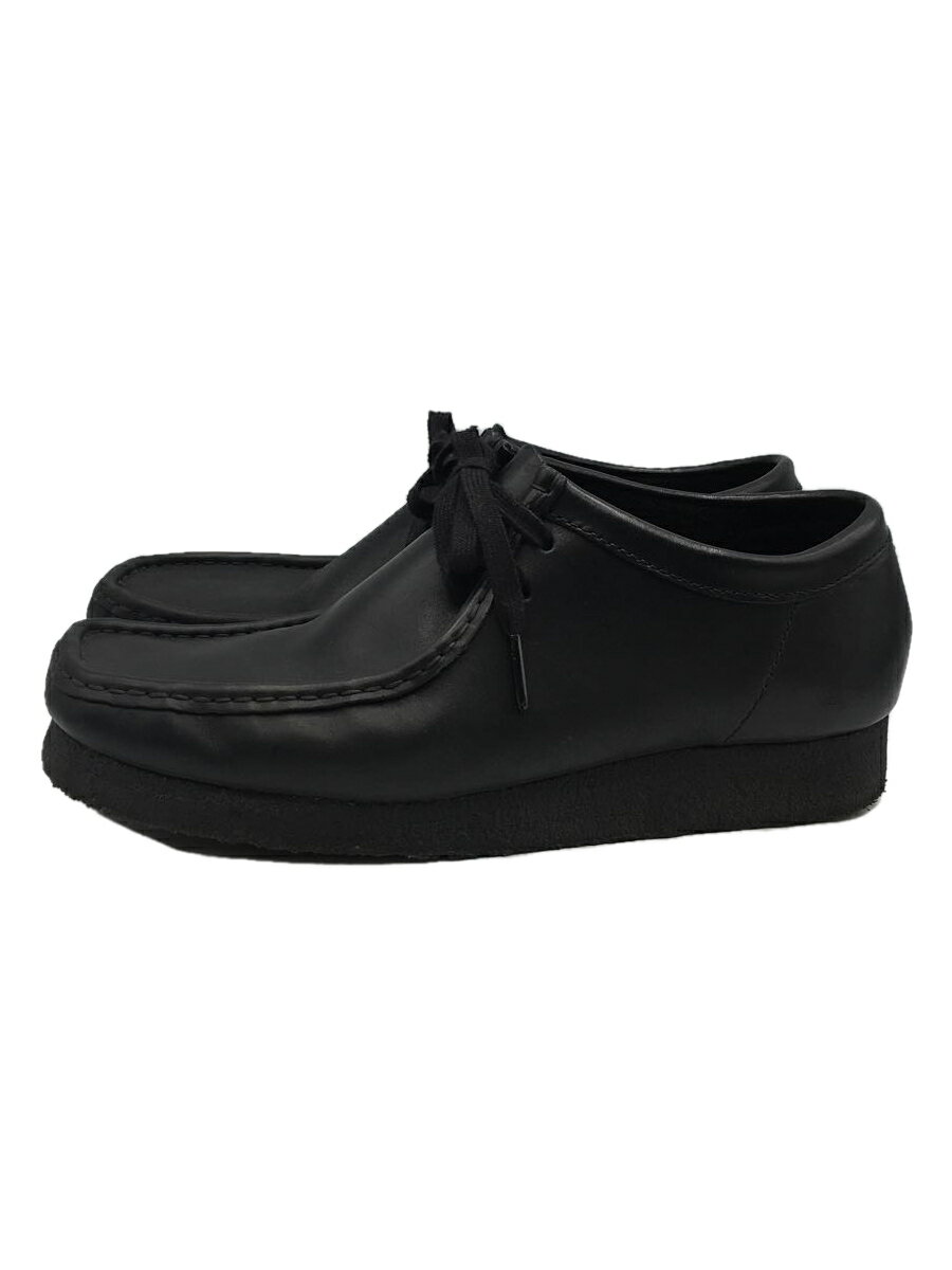 yÁzClarksWallabee BLACK LEATHER/u[c/26.5cm/BLK/U[/11826yV[Yz