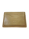 【中古】IL BISONTE◆カードケース/レザー/BRW/無地/レディース【服飾雑貨他】
