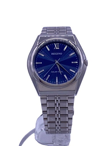 【中古】CITIZEN◆ソーラー腕時計/アナログ/ステンレス/BLU/SLV/E031-T017215【服飾雑貨他】 【中古】CITIZEN◆ソーラー腕時計/アナログ/ステンレス/BLU/SLV/E031-T017215【服飾雑貨他】