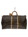 【中古】LOUIS VUITTON◆キーポル60_モノグラム・キャンバス_BRW/PVC/BRW【バッグ】