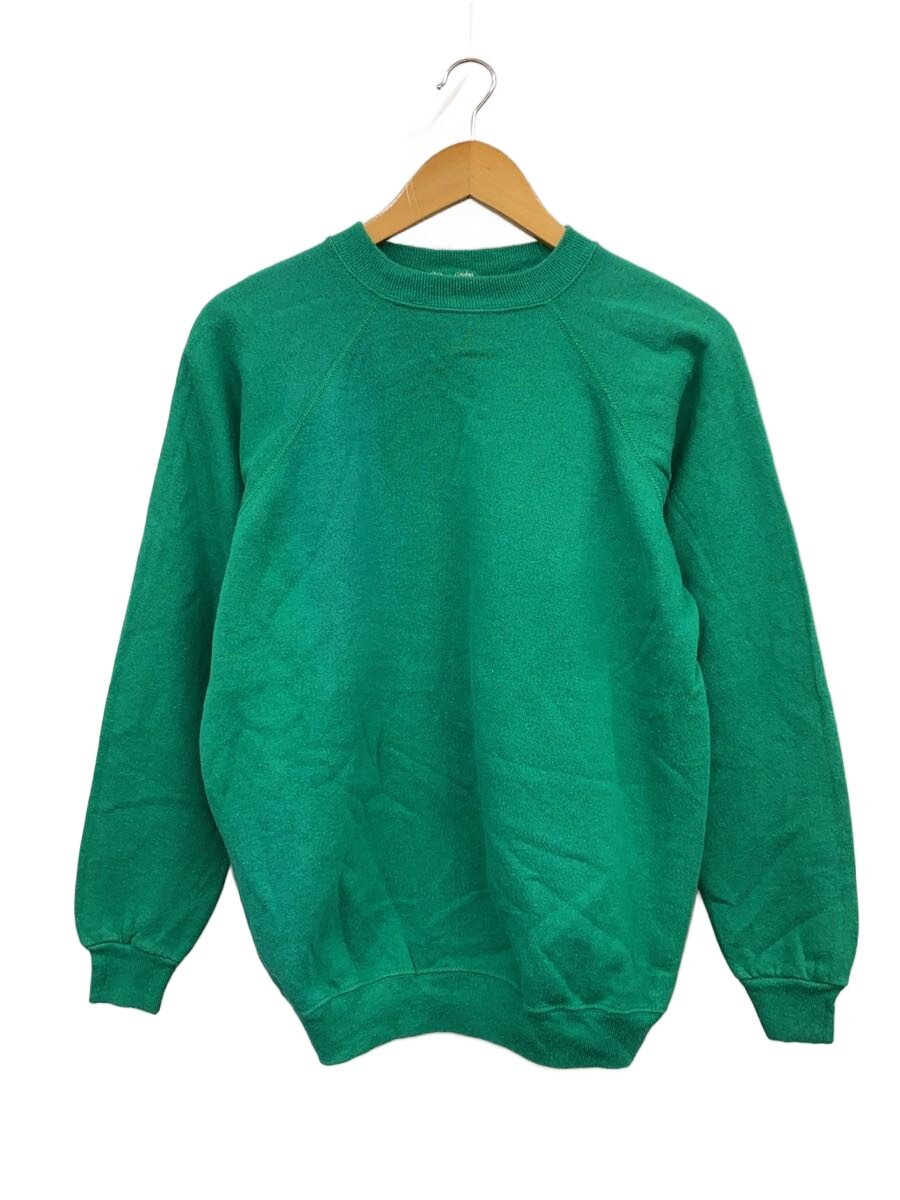 【中古】Hanes◆PS/90S/USA製/スウェット/L/コットン/GRN/無地//【メンズウェア】