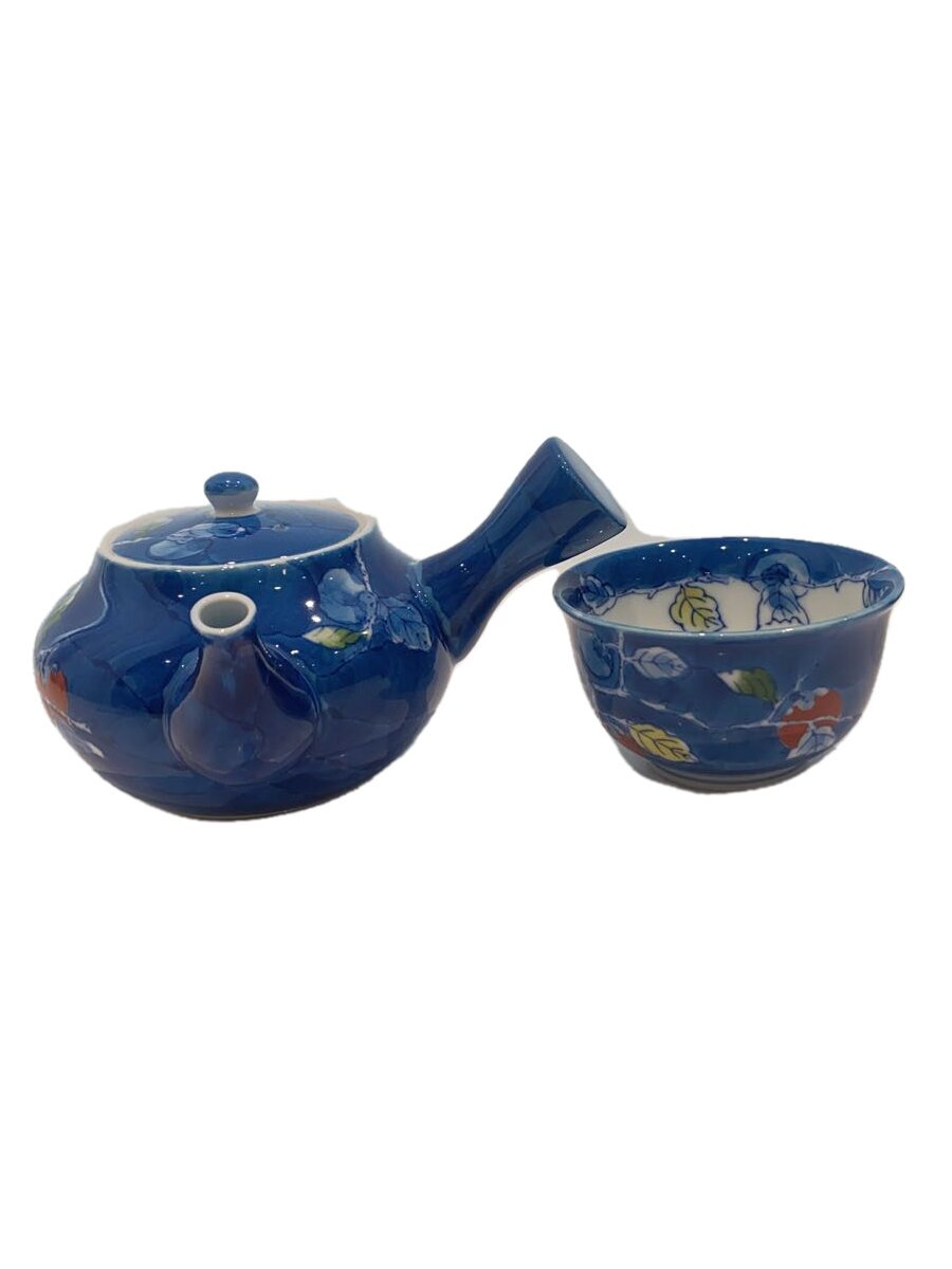 【中古】伊万里焼◆急須/湯呑/6点セット/BLU//【キッチン用品】
