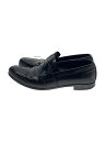 【中古】PRADA◆ローファー/UK6/BLK/レザー【シューズ】