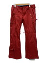 【中古】BURTON◆スキーウェア/スノーボードウェア/M/RED/パンツ/レディース【スポーツ】