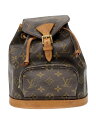 【中古】LOUIS VUITTON◆1)ミニ・モンスリ_モノグラム・キャンバス_BRW/PVC/BRW【バッグ】