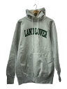 【中古】パーカー/L/コットン/GRY/LIFEWEAR/USA製/HEAVY WEIGHT SWEAT HOODIE【メンズウェア】