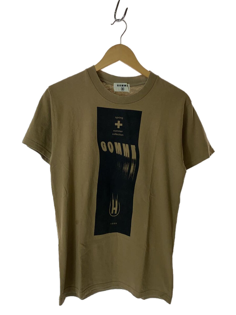 【中古】gomme◆Tシャツ/コットン/BRW/プリント【メンズウェア】