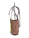【中古】LOEWE◆GATE POCKET/ショルダーバッグ/レザー/マルチカラー/小傷/角スレ有【バッグ】
