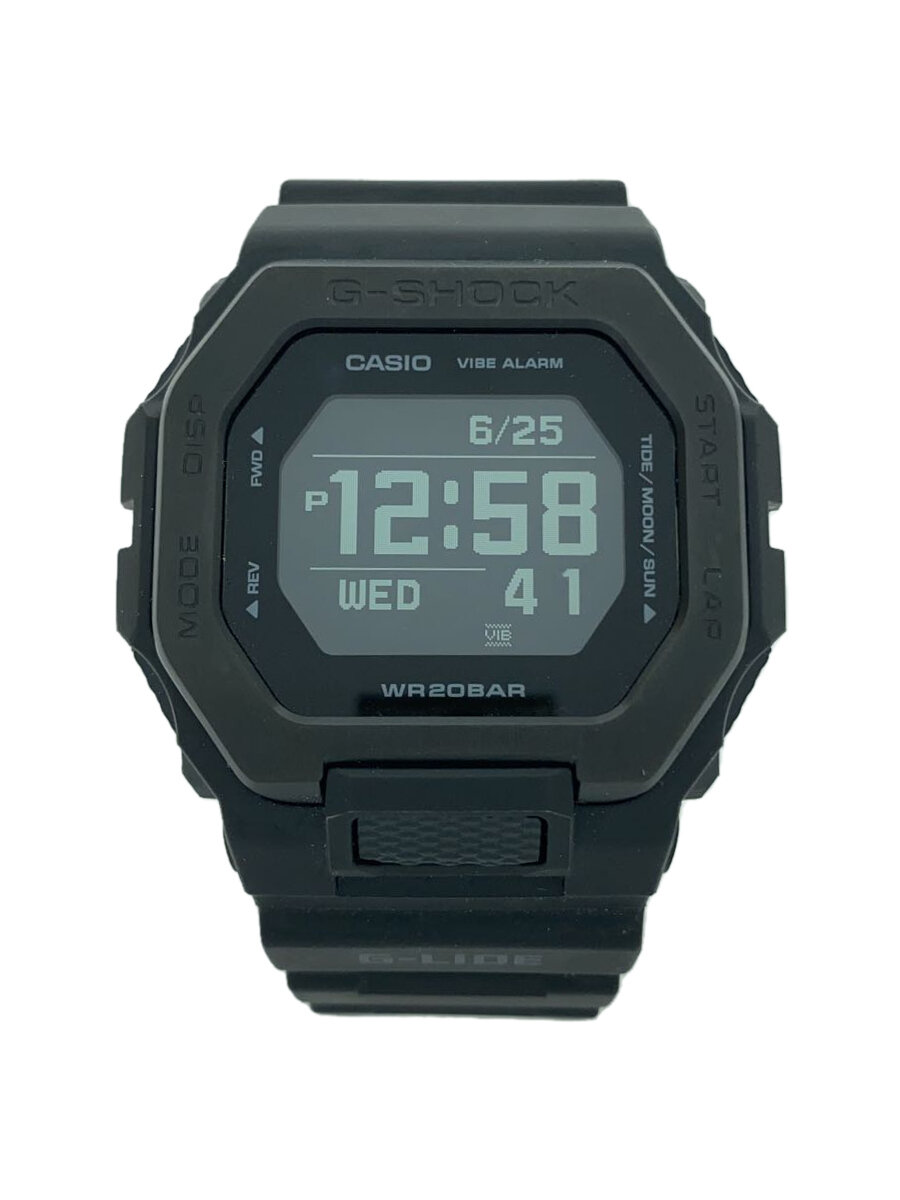 【中古】CASIO◆クォーツ腕時計_G-SHOCK/デジタル/BLK/BLK/SS【服飾雑貨他】