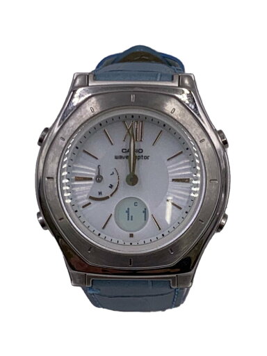 【中古】CASIO◆ウェーブセプター ソーラー コンビ/ホワイト/ブルー/LWA-M160L-2A2JF【服飾雑貨他】 【中古】CASIO◆ウェーブセプター ソーラー コンビ/ホワイト/ブルー/LWA-M160L-2A2JF【服飾雑貨他】