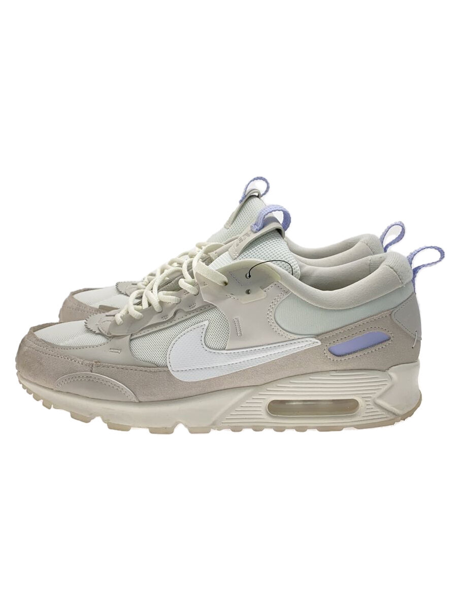 【中古】NIKE◆AIR MAX 90 FUTURA_エア マックス 90 フューチュラ/28cm/WHT【シューズ】