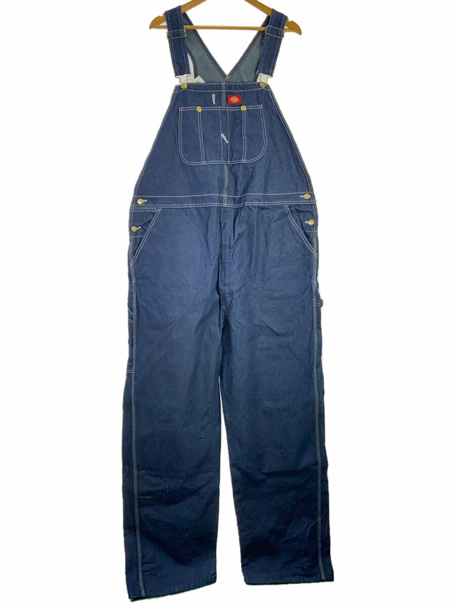 【中古】DICKIES◆オーバーオール/44/デニム/IDG【メンズウェア】