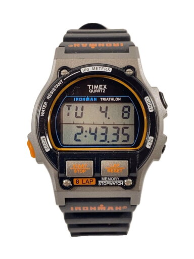 【中古】TIMEX◆クォーツ腕時計/デジタル/ラバー/BLK/TW5M54300【服飾雑貨他】 【中古】TIMEX◆クォーツ腕時計/デジタル/ラバー/BLK/TW5M54300【服飾雑貨他】