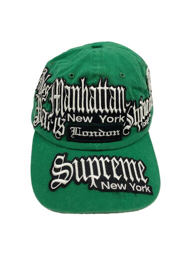 【中古】Supreme◆シュプリーム/City Patches 6-Panel Cap/FREE/コットン/GRN/23SS【服飾雑貨他】 【中古】Supreme◆シュプリーム/City Patches 6-Panel Cap/FREE/コットン/GRN/23SS【服飾雑貨他】