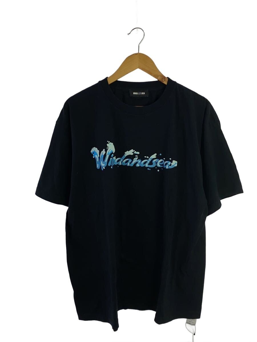【中古】WIND AND SEA◆Tシャツ/XL/コットン/BLK/WDS-O-ATG-25-Q3-CS-05【メンズウ...
