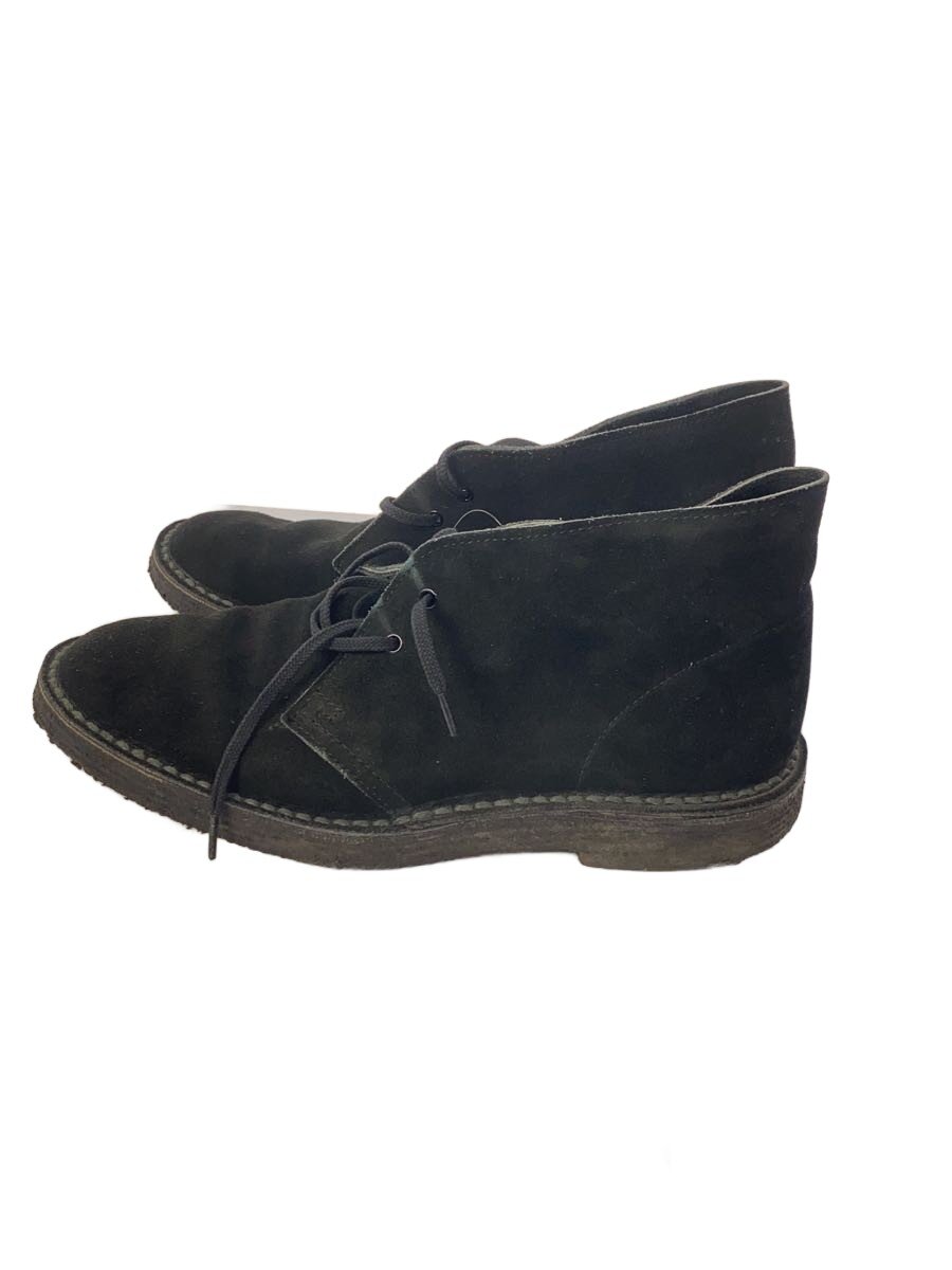 【中古】REGAL◆チャッカブーツ/25cm/BLK/スウェード【シューズ】