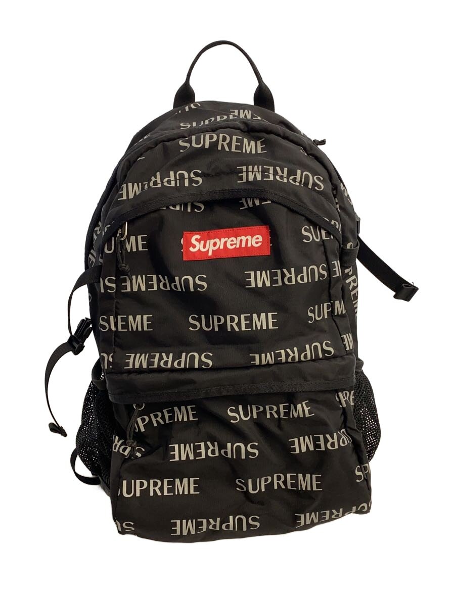 SUPREME - 【中古】Supreme◆リュック/--/BLK【バッグ】