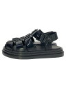【中古】melissa◆サンダル/22cm/BLK【シューズ】