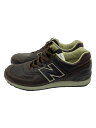 NEW BALANCE◆1988/VINTAGE/イングランド製/ニューバランス/M576/UK7/BRW/レザー