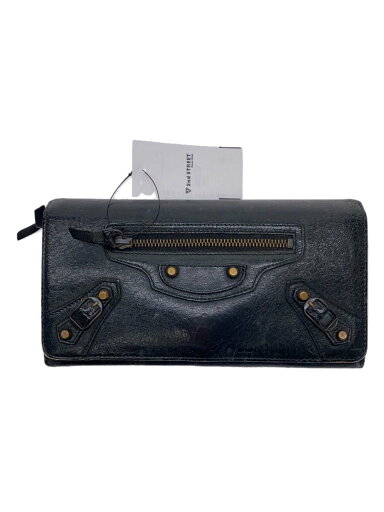 【中古】BALENCIAGA◆使用感有/2つ折り財布/レザー/BLK/無地/メンズ/163471//【服飾雑貨他】 【中古】BALENCIAGA◆使用感有/2つ折り財布/レザー/BLK/無地/メンズ/163471//【服飾雑貨他】