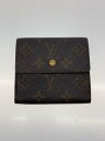 【中古】LOUIS VUITTON◆ポルト・モネ・ビエ・カルト・クレディ_モノグラム・キャンバス_BRW/PVC/BRW/メンズ【服飾雑貨他】