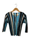 【中古】PLEATS PLEASE ISSEY MIYAKE◆長袖カットソー/ポリエステル/マルチカラー/総柄/PP01-JK574【レディースウェア】