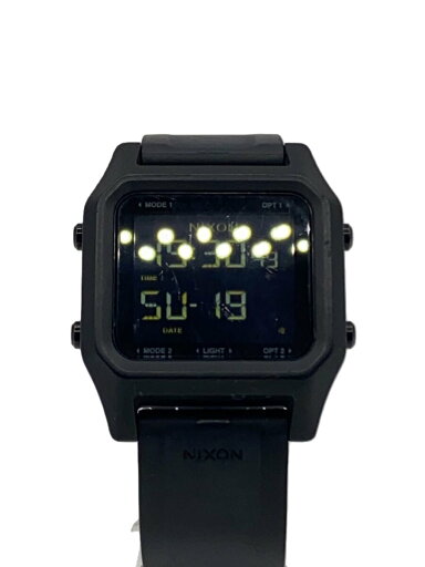 【中古】NIXON◆クォーツ腕時計/デジタル/ラバー/BLK/BLK【服飾雑貨他】 【中古】NIXON◆クォーツ腕時計/デジタル/ラバー/BLK/BLK【服飾雑貨他】