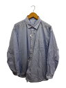 【中古】BROCHURE/ブローシュア/GENERALLY SHIRTS/S/コットン/ブルー/ストライプ/211-04【メンズウェア】