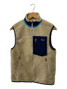 【中古】patagonia◆CLASSIC RETRO-X VEST/フリースベスト/XS/ポリエステル/アイボリー/23047FA13【メンズウェア】