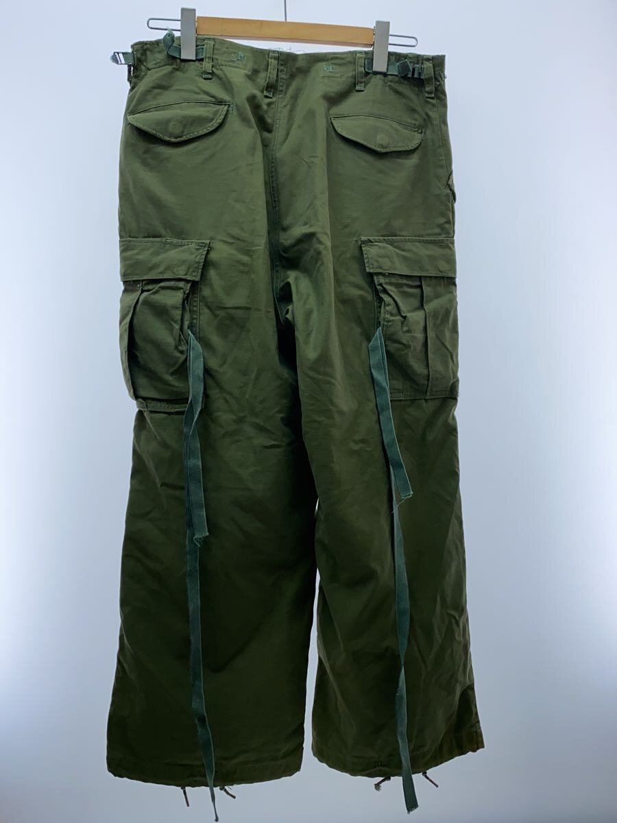 【中古】US.ARMY◆60s/リペア有/M-51/カーゴパンツ/セミオートジップ/--/GRN【メンズウェア】
