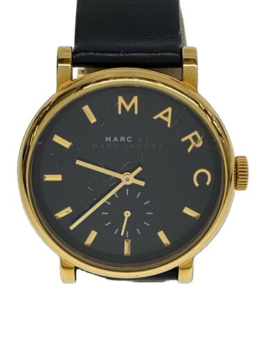 【中古】MARC BY MARC JACOBS◆腕時計/アナログ/レザー/BLK/BLK/MBM1269【服飾雑貨他】 【中古】MARC BY MARC JACOBS◆腕時計/アナログ/レザー/BLK/BLK/MBM1269【服飾雑貨他】