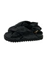 【中古】LOUIS VUITTON◆サンダル/40/BLK/レザー/MA1211【シューズ】(4)