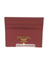 【中古】PRADA◆PORTACARTE CRED/サフィアーノメタル/カードケース/レザー/RED/1MC025【服飾雑貨他】(4)