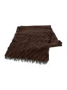 【中古】FENDI◆ストール/ウール/総柄/メンズ【服飾雑貨他】