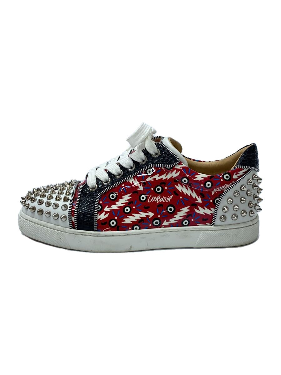 【中古】Christian Louboutin◆ローカットスニーカー/37/RED【シューズ】