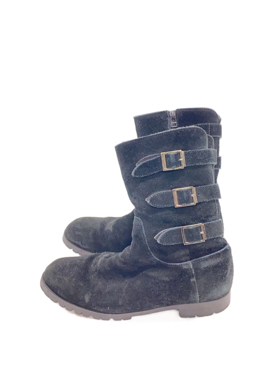 【中古】Falling Bones◆エンジニアブーツ/27cm/BLK/スウェード【シューズ】